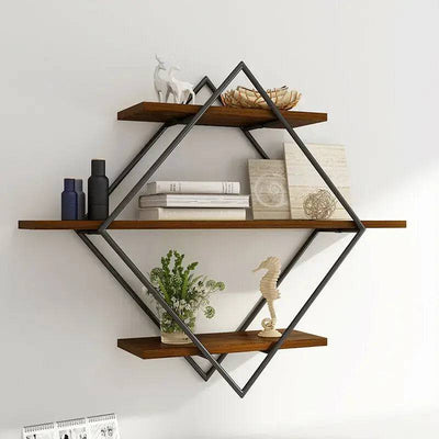 Three-Tier Wall Mounted Shelf | Living Room | Luvasmr - Satisfyingly Organised