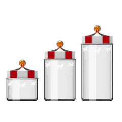 Nordic Creative Carousel Sealed Glass Jar | Kitchen | Luvasmr - Satisfyingly Organised