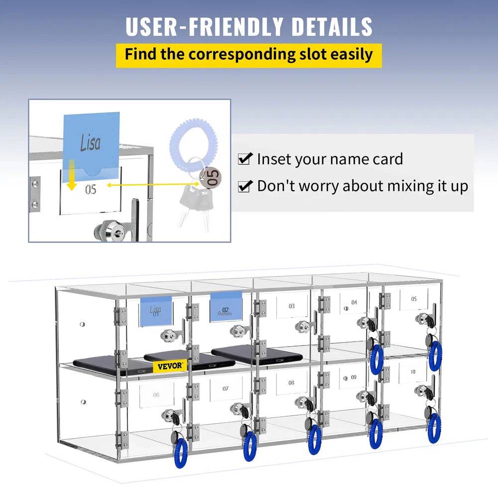 Cell Phone Storage Locker | Office | Luvasmr - Satisfyingly Organised