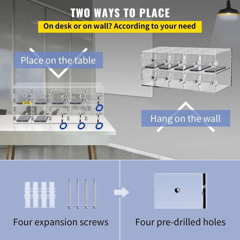 Cell Phone Storage Locker | Office | Luvasmr - Satisfyingly Organised