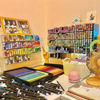 Acrylic Transparent Marker Holder | Office | Luvasmr - Satisfyingly Organised