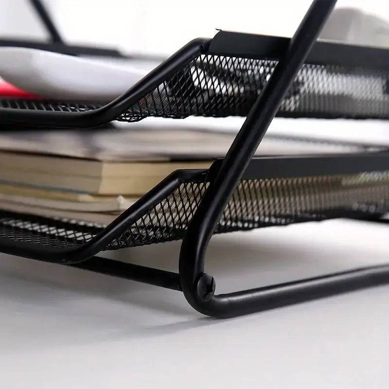 Three-Layer Metal File Tray | Office | Luvasmr - Satisfyingly Organised