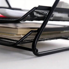 Three-Layer Metal File Tray | Office | Luvasmr - Satisfyingly Organised