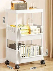 Multifunctional Trolley Storage Rack | Office | Luvasmr - Satisfyingly Organised