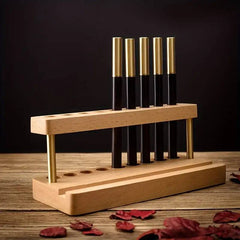 Walnut Wood Multifunction Desk Organiser | Office | Luvasmr - Satisfyingly Organised