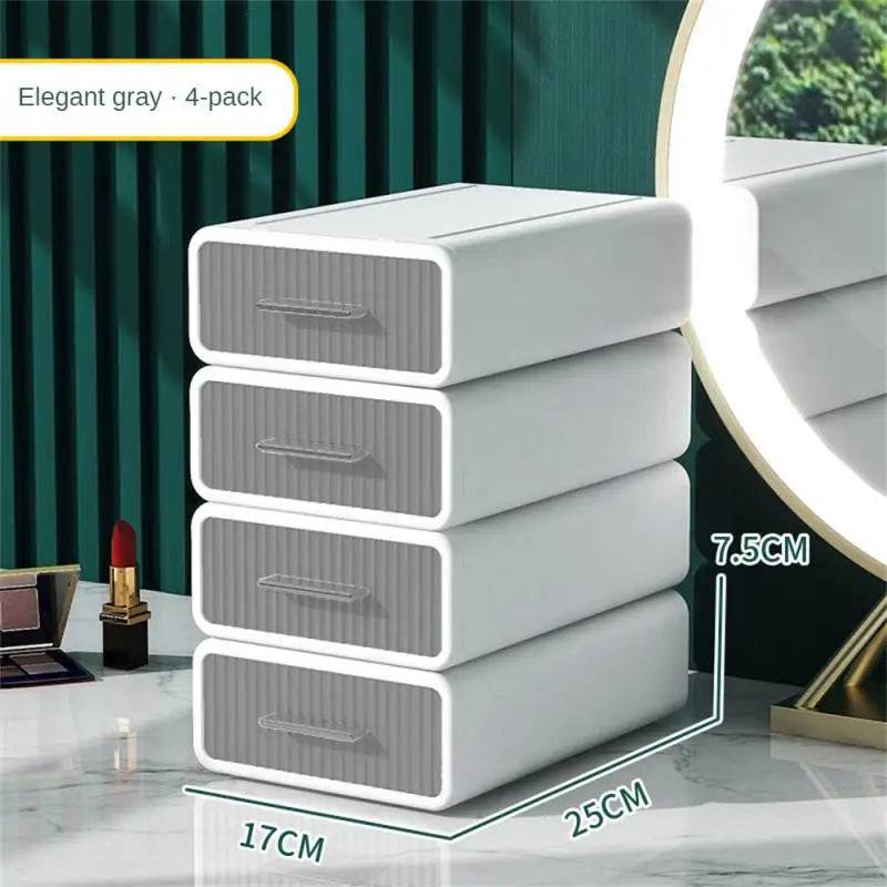 Stackable Desktop Drawer Storage Box | Office | Luvasmr - Satisfyingly Organised