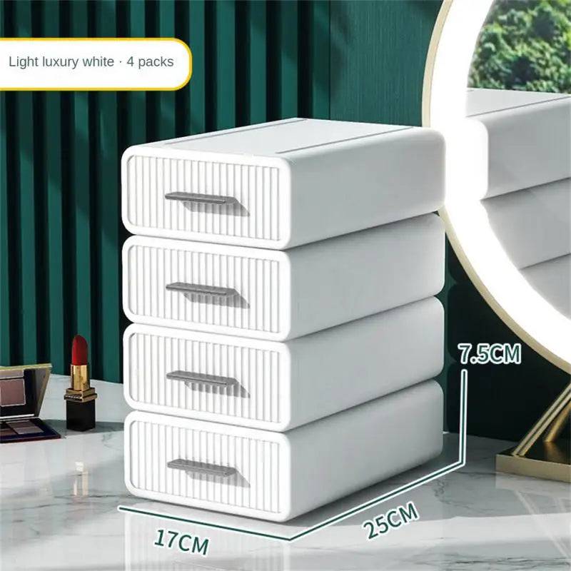 Stackable Desktop Drawer Storage Box | Office | Luvasmr - Satisfyingly Organised