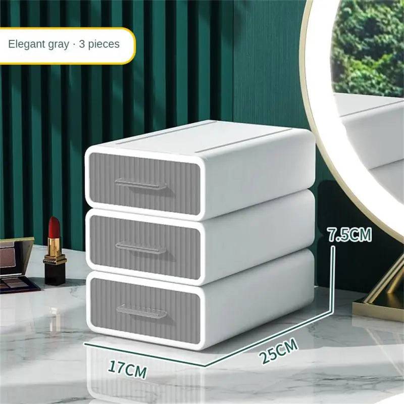 Stackable Desktop Drawer Storage Box | Office | Luvasmr - Satisfyingly Organised
