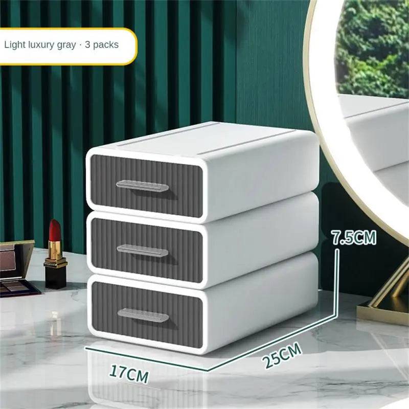 Stackable Desktop Drawer Storage Box | Office | Luvasmr - Satisfyingly Organised