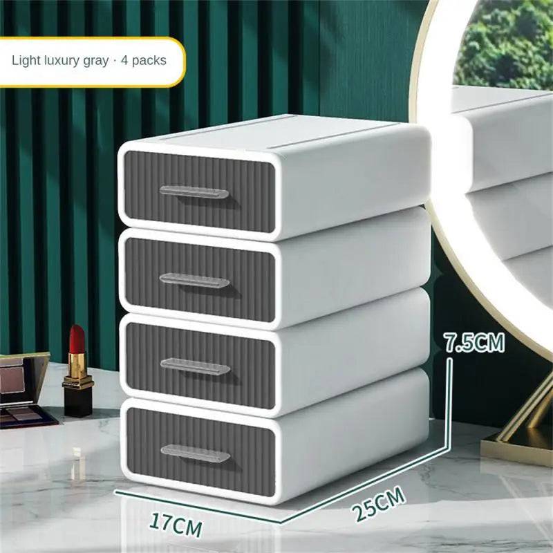 Stackable Desktop Drawer Storage Box | Office | Luvasmr - Satisfyingly Organised