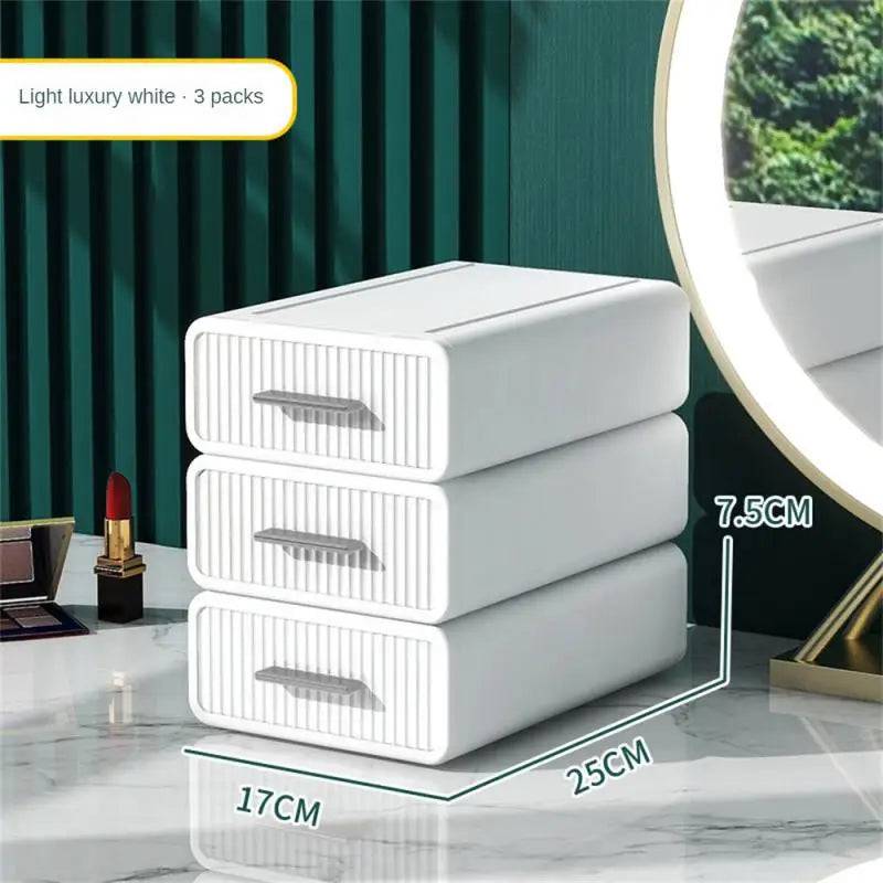 Stackable Desktop Drawer Storage Box | Office | Luvasmr - Satisfyingly Organised