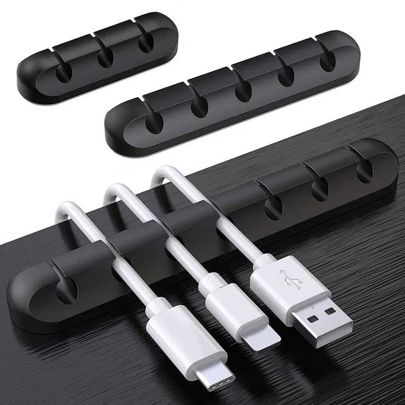 Desktop Self-Adhesive Cable Holder | Office | Luvasmr - Satisfyingly Organised