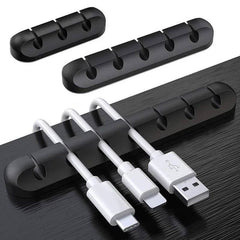 Desktop Self-Adhesive Cable Holder | Office | Luvasmr - Satisfyingly Organised