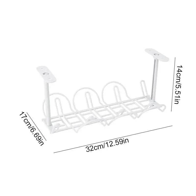 Under Desk Cable Management Tray | Office | Luvasmr - Satisfyingly Organised