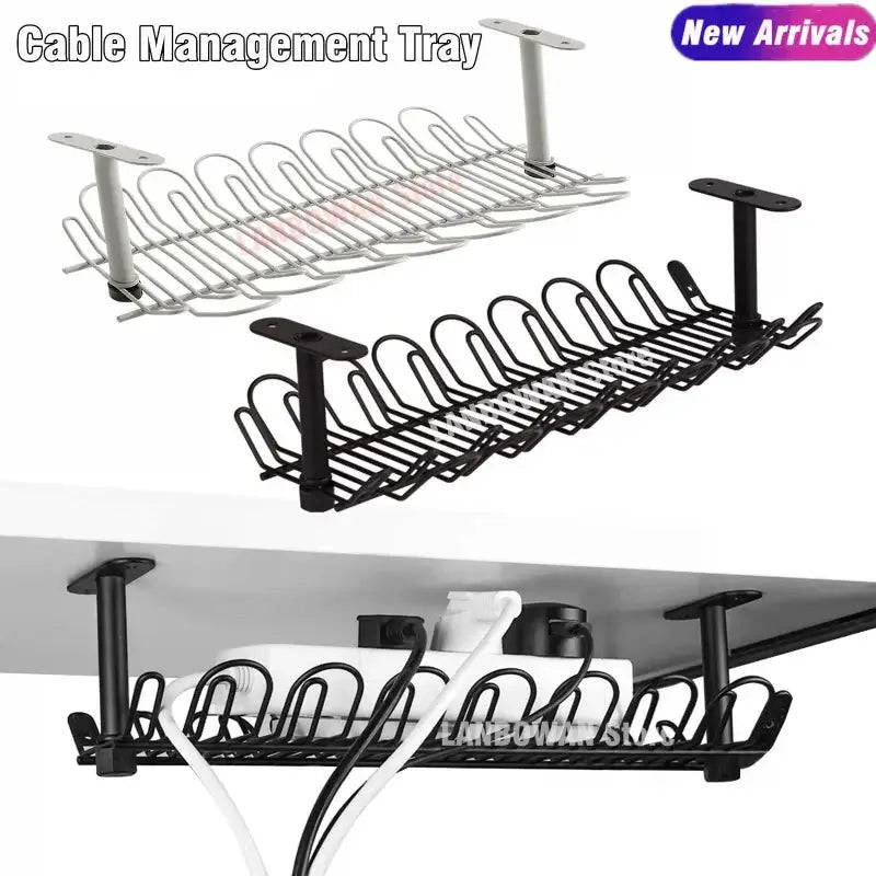 Under Desk Cable Management Tray | Office | Luvasmr - Satisfyingly Organised