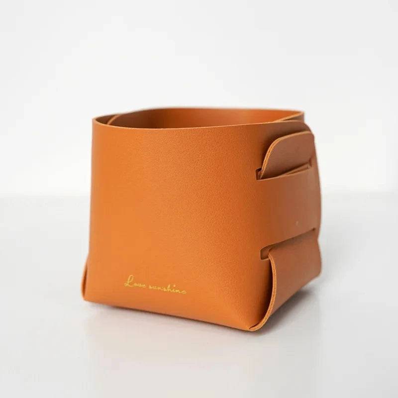 Creative Leather Storage Box | Office | Luvasmr - Satisfyingly Organised