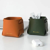 Creative Leather Storage Box | Office | Luvasmr - Satisfyingly Organised