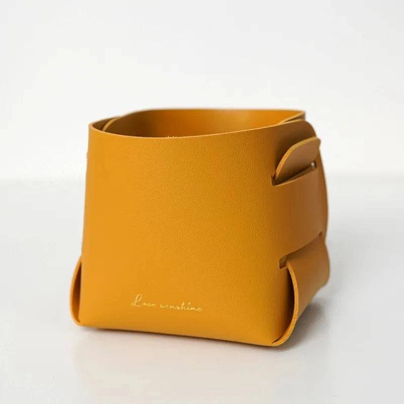 Creative Leather Storage Box | Office | Luvasmr - Satisfyingly Organised