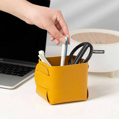 Creative Leather Storage Box | Office | Luvasmr - Satisfyingly Organised