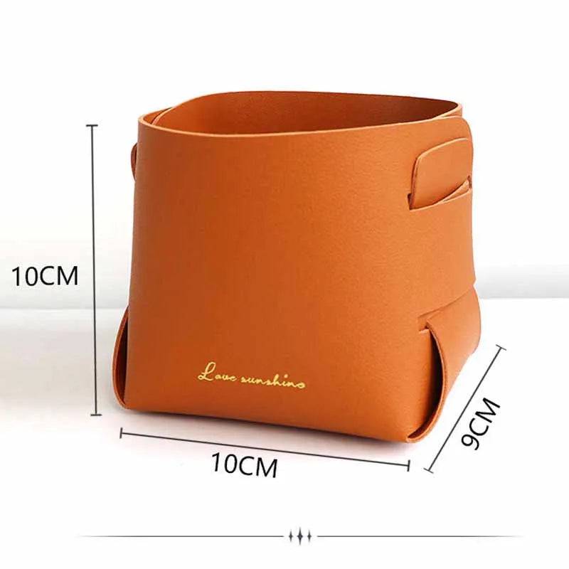 Creative Leather Storage Box | Office | Luvasmr - Satisfyingly Organised