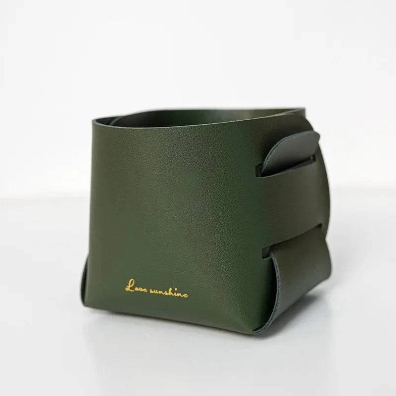 Creative Leather Storage Box | Office | Luvasmr - Satisfyingly Organised