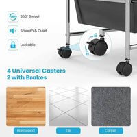 15 Drawers Rolling Utility Storage Cart | Office | Luvasmr - Satisfyingly Organised