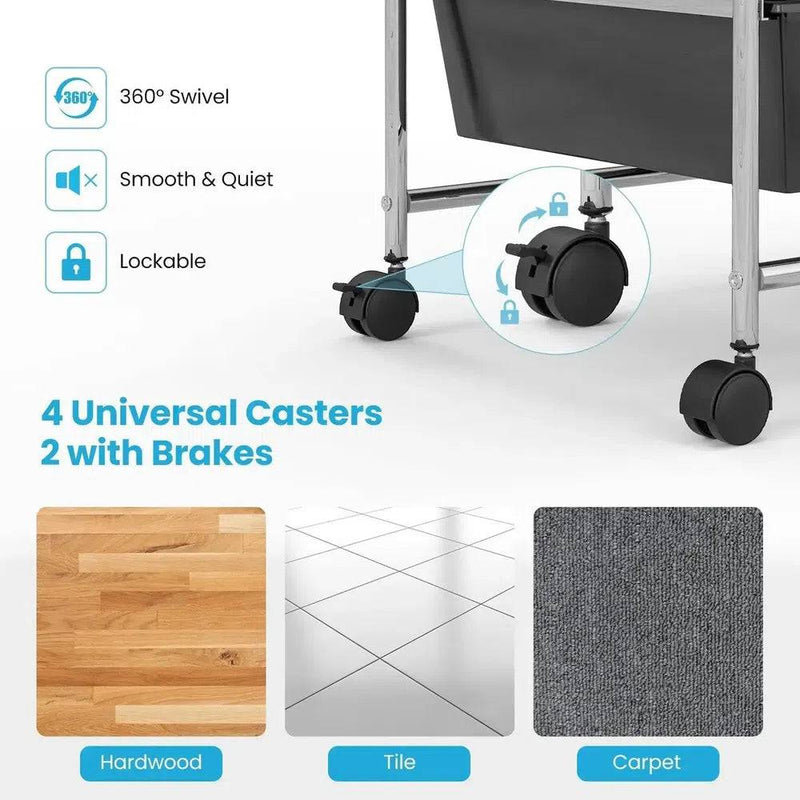 15 Drawers Rolling Utility Storage Cart | Office | Luvasmr - Satisfyingly Organised