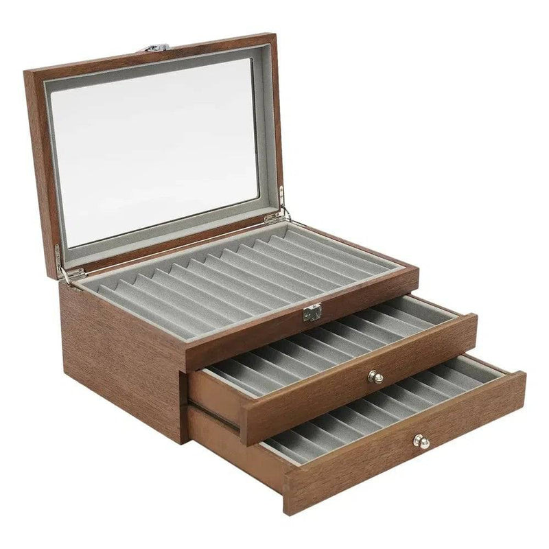 3-Tier 34 Slot Fountain Pen Display Case | Office | Luvasmr - Satisfyingly Organised