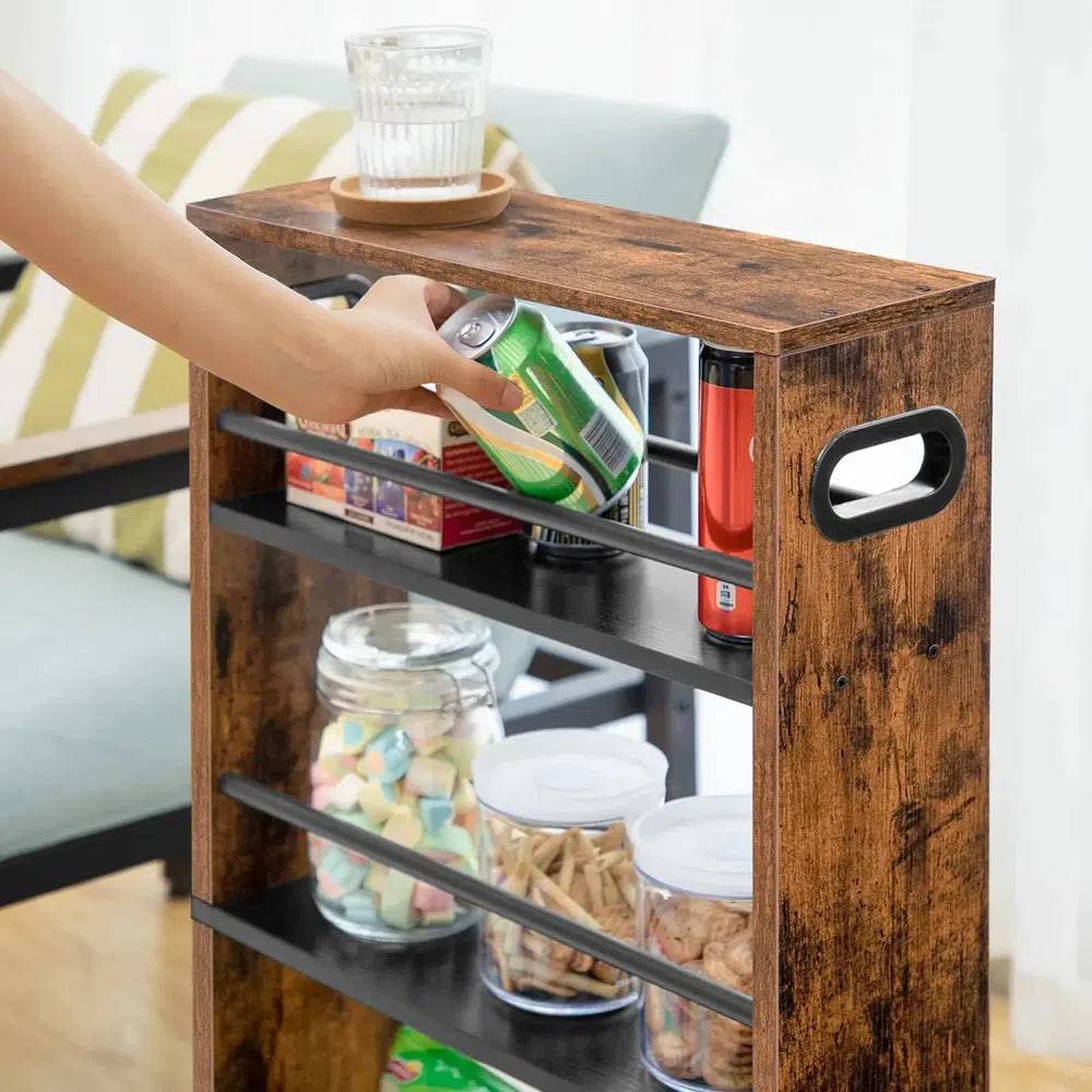 4-Tier Narrow Serving Trolley | Office | Luvasmr - Satisfyingly Organised
