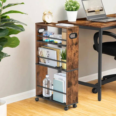 4-Tier Narrow Serving Trolley | Office | Luvasmr - Satisfyingly Organised