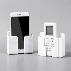 White Wall Mount Phone Plug Holder | Office | Luvasmr - Satisfyingly Organised
