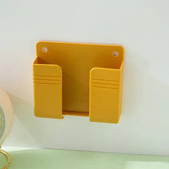 White Wall Mount Phone Plug Holder | Office | Luvasmr - Satisfyingly Organised