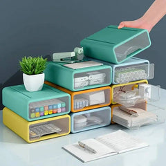 Rectangular Stackable Desktop Organiser | Office | Luvasmr - Satisfyingly Organised