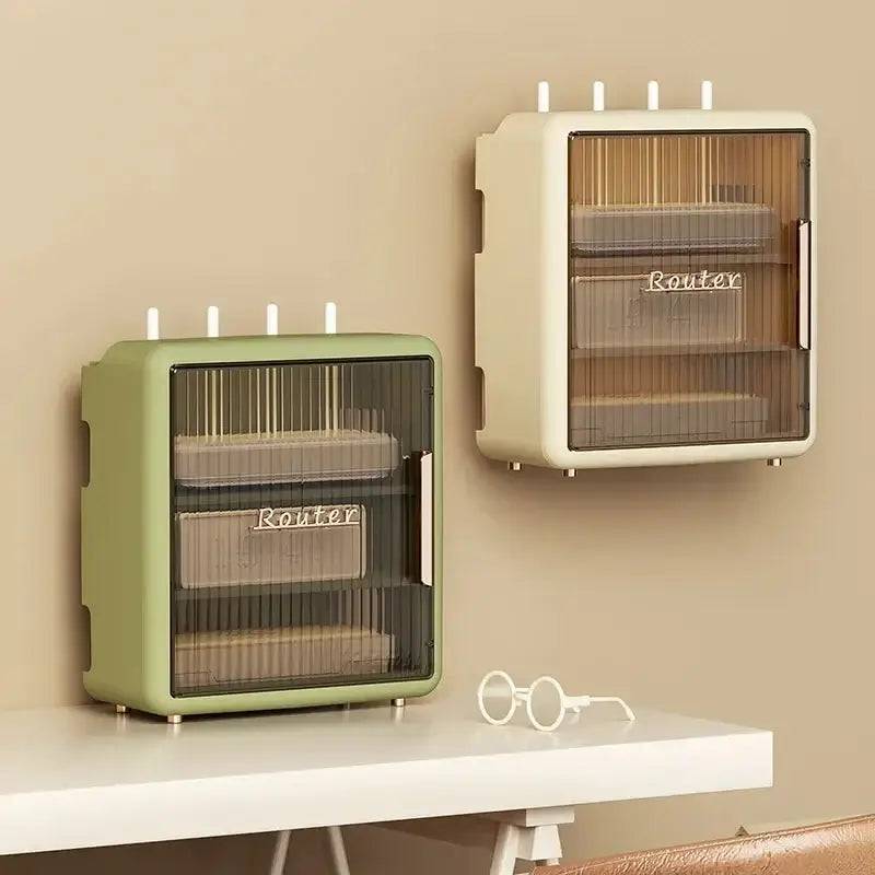 Wall-Mounted Router Storage Box | Office | Luvasmr - Satisfyingly Organised
