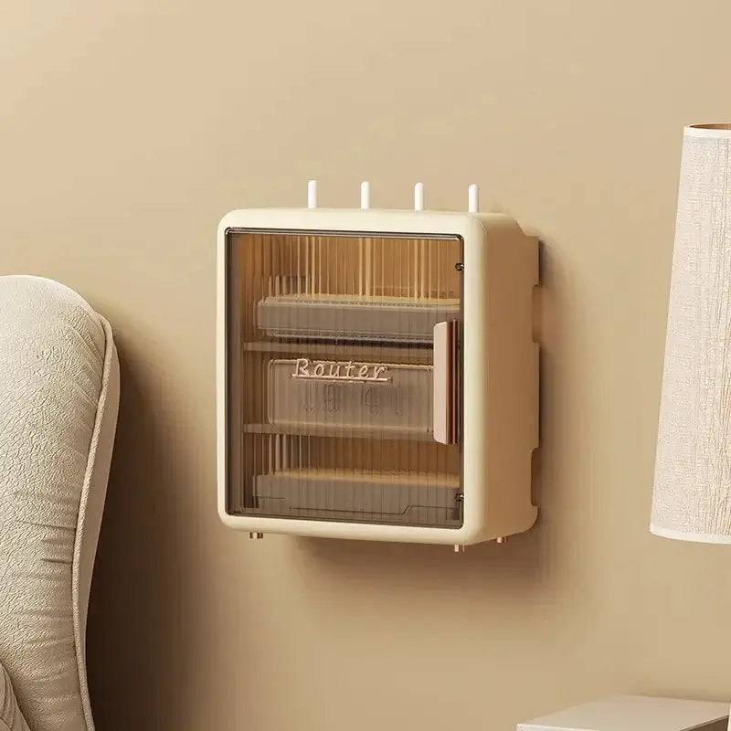 Wall-Mounted Router Storage Box | Office | Luvasmr - Satisfyingly Organised