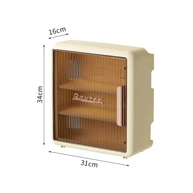 Wall-Mounted Router Storage Box | Office | Luvasmr - Satisfyingly Organised
