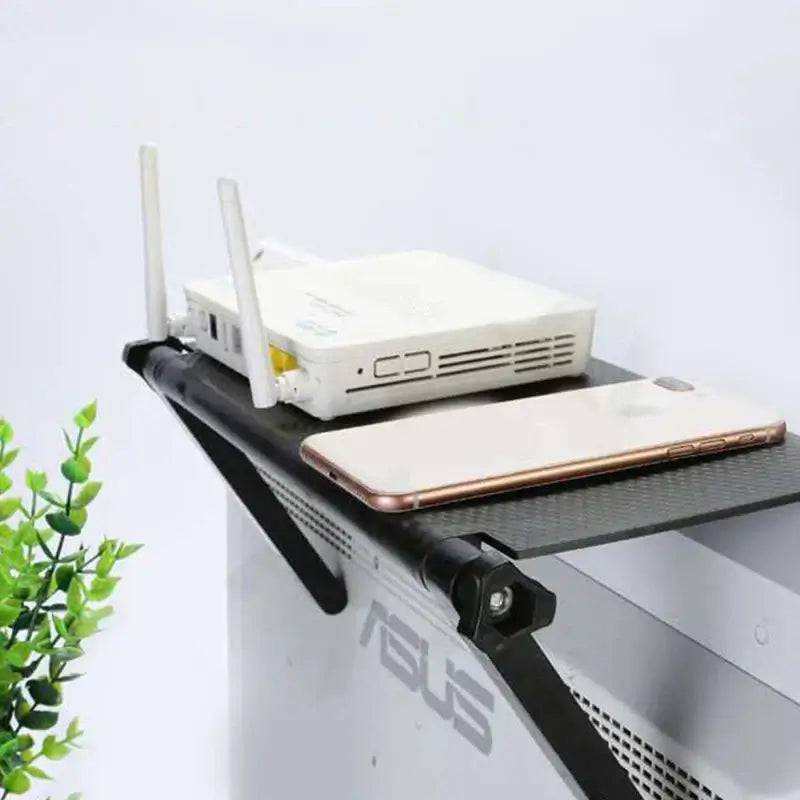 Adjustable Monitor Top Storage Rack | Office | Luvasmr - Satisfyingly Organised