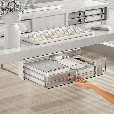 Under-Desk Adhesive Drawer Organiser - Luvasmr