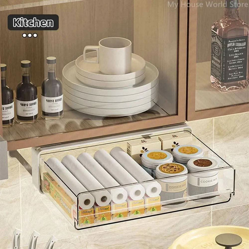 Under-Desk Adhesive Drawer Organiser - Luvasmr