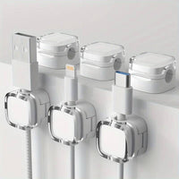 Magnetic Cable Management Clips | Office | Luvasmr - Satisfyingly Organised