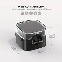 Magnetic Cable Management Clips | Office | Luvasmr - Satisfyingly Organised