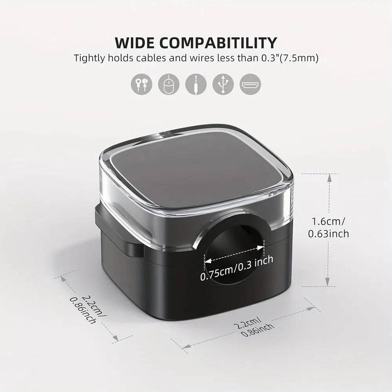 Magnetic Cable Management Clips | Office | Luvasmr - Satisfyingly Organised