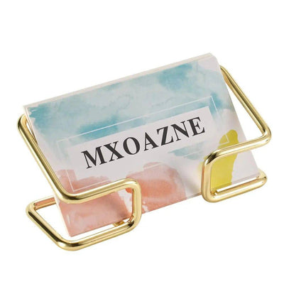 New Desktop Business Card Holder Fashion Metal Business Card Display Holder Modern Business Name Card Stand Home Office |  | Luvasmr - Satisfyingly Organised