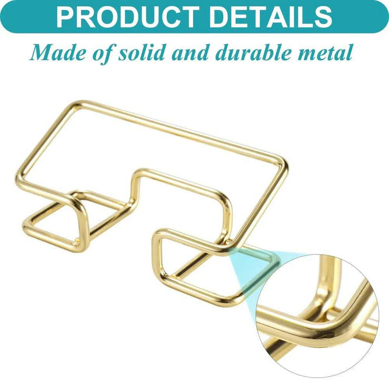 New Desktop Business Card Holder Fashion Metal Business Card Display Holder Modern Business Name Card Stand Home Office |  | Luvasmr - Satisfyingly Organised