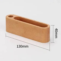 Wooden Business Card Holder with Pen Slot | Office | Luvasmr - Satisfyingly Organised