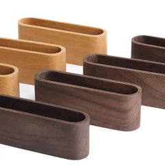 Wooden Business Card Holder with Pen Slot | Office | Luvasmr - Satisfyingly Organised