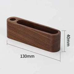Wooden Business Card Holder with Pen Slot | Office | Luvasmr - Satisfyingly Organised