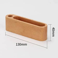 Wooden Business Card Holder with Pen Slot | Office | Luvasmr - Satisfyingly Organised