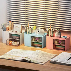 Creative Transparent Pen Holder | Office | Luvasmr - Satisfyingly Organised
