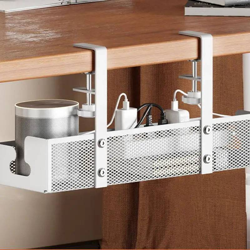 Under-Desk Cable Management Tray | Office | Luvasmr - Satisfyingly Organised